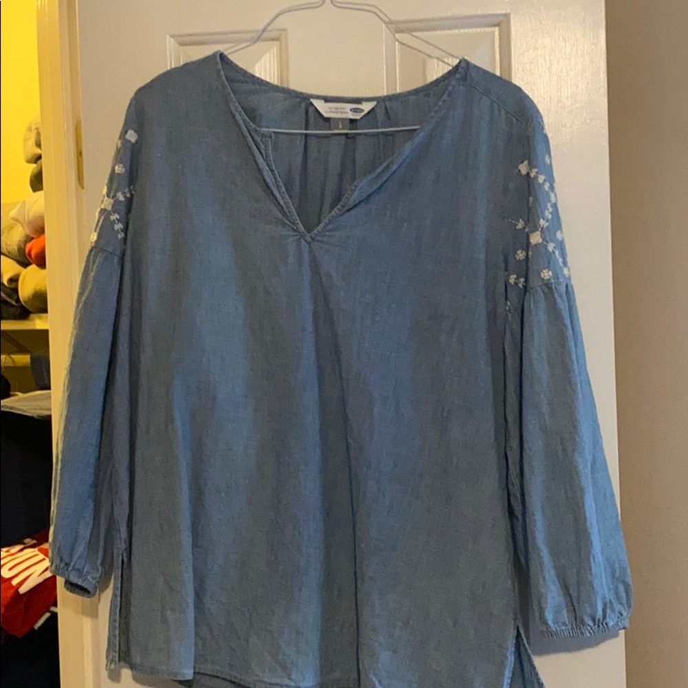 Old Navy denim tunic shirt